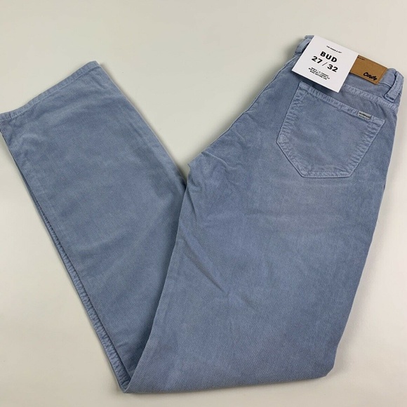 THE CORDS & CO.  DENIM BLUE CORDUROY PANTS NWT - Picture 1 of 8